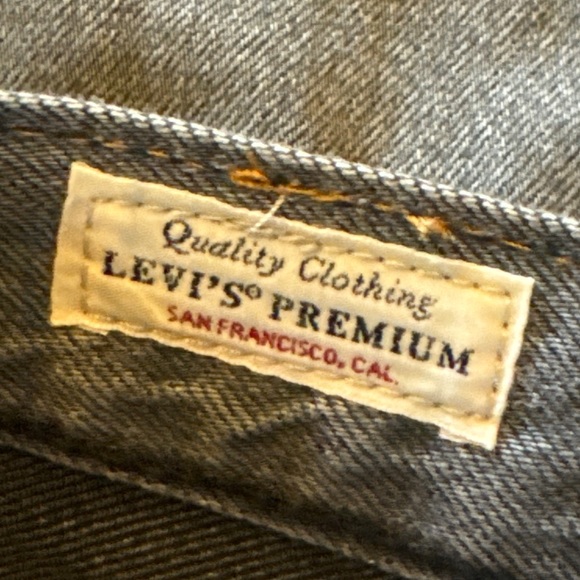 Levi's® Premium 501® '93 Straight Fit Men’s Jeans Gaze at Abyss - Grey - Picture 8 of 16